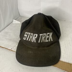 Vintage 1994 Star Trek Snapback Annco Black Paramount Michael Dorn Signed